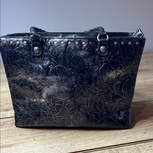 Patricia Nash Black Metallic Zancona Handbag - Picture 1 of 15